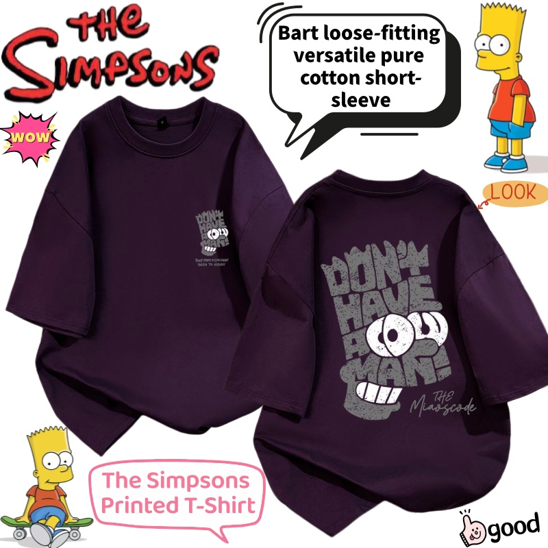 Anime Merchandise T-Shirts - The Simpsons Bart Cartoon Zomer Losse