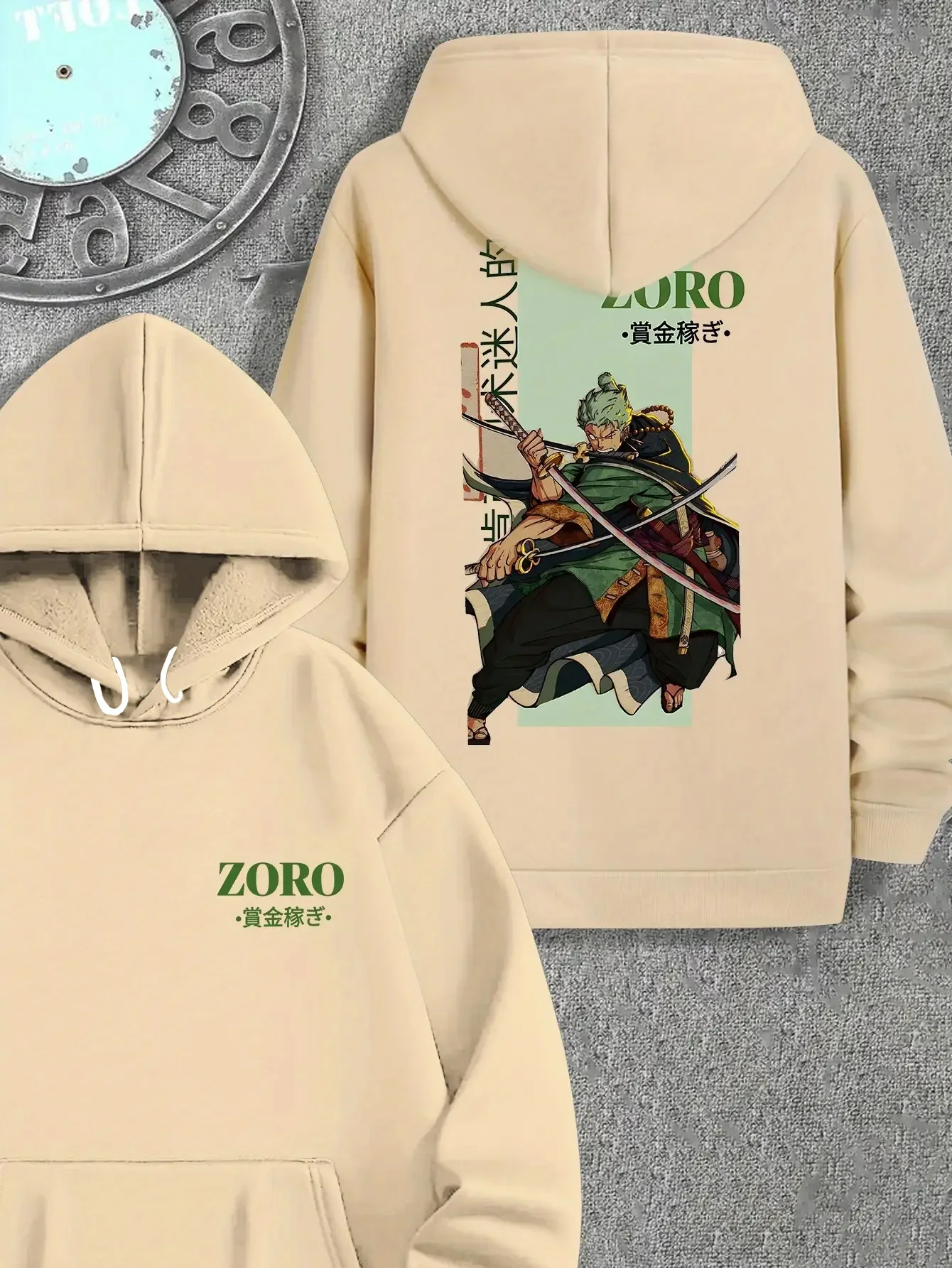 Anime Merchandise Hoodie - One Piece Chopper Q-Version bedrukt T-shirt,