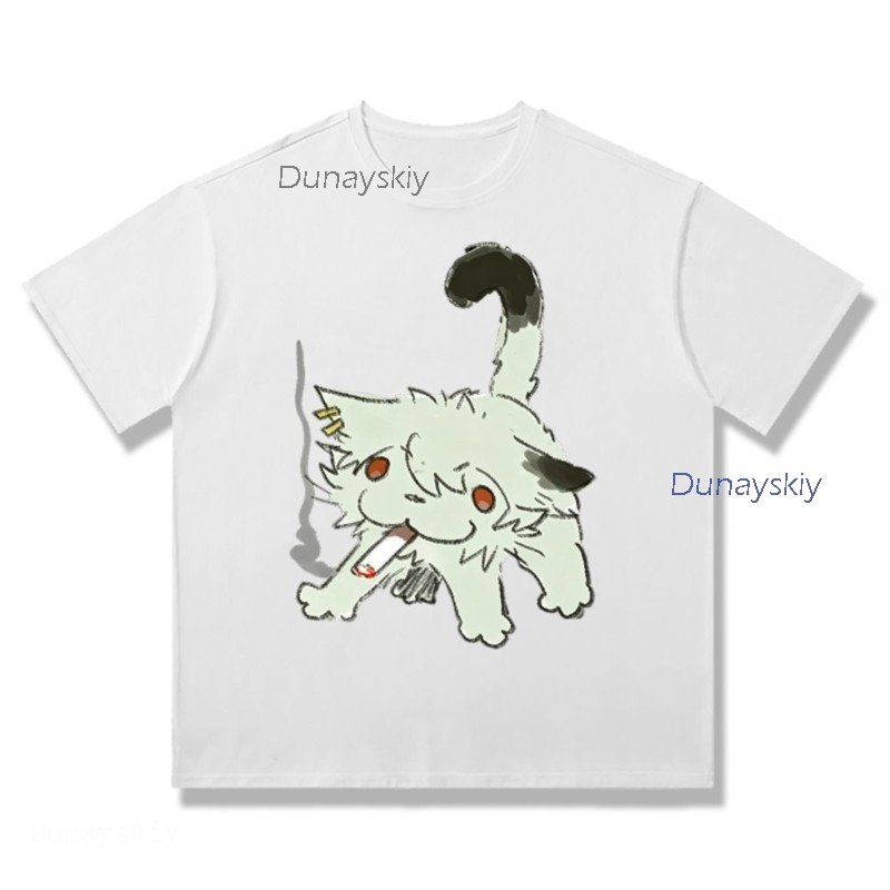 YesOk Chainsmoker Cat Yaniko S - Anime Merchandise T-Shirts recensie en prijs